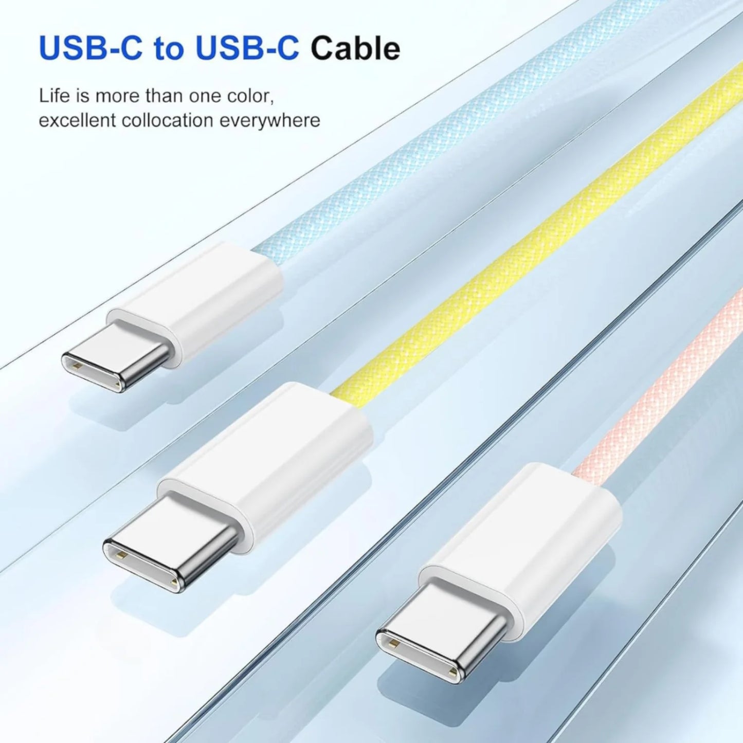 Dual Type C PD1™ 60W Fast Charging USB C Cable