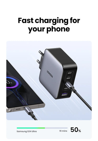 100W GaN Charger 5 Ports USB C Charger