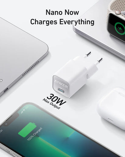 Anker USB C GaN  Fast Charger 30W