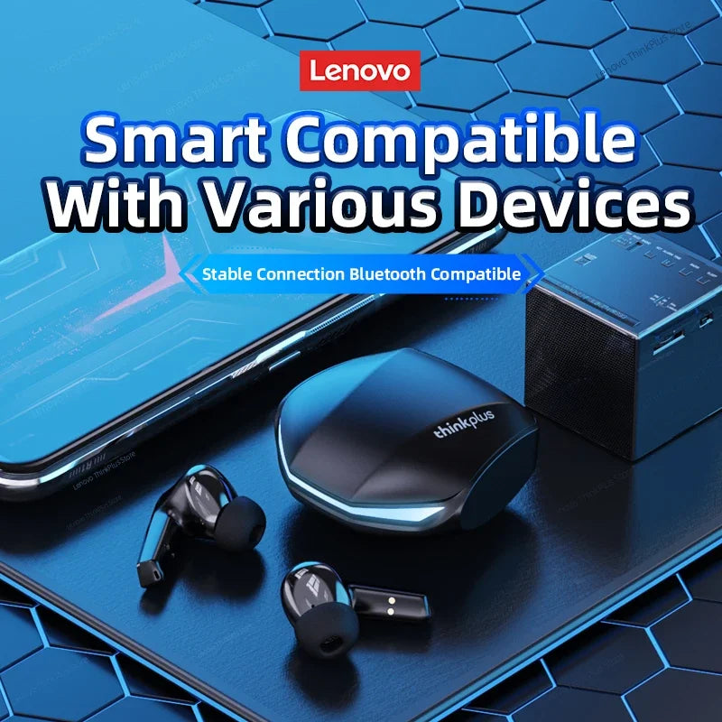 Lenovo GM2 Pro TWS Wireless Waterproof Earbuds Earphones