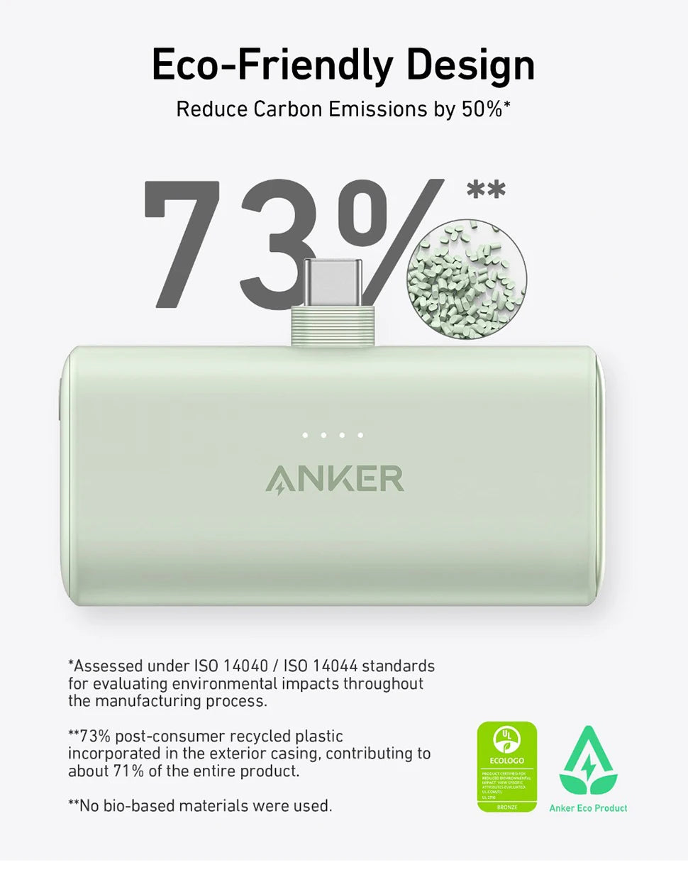 Nano Charge™ Portable Power Bank 5000mAh™
