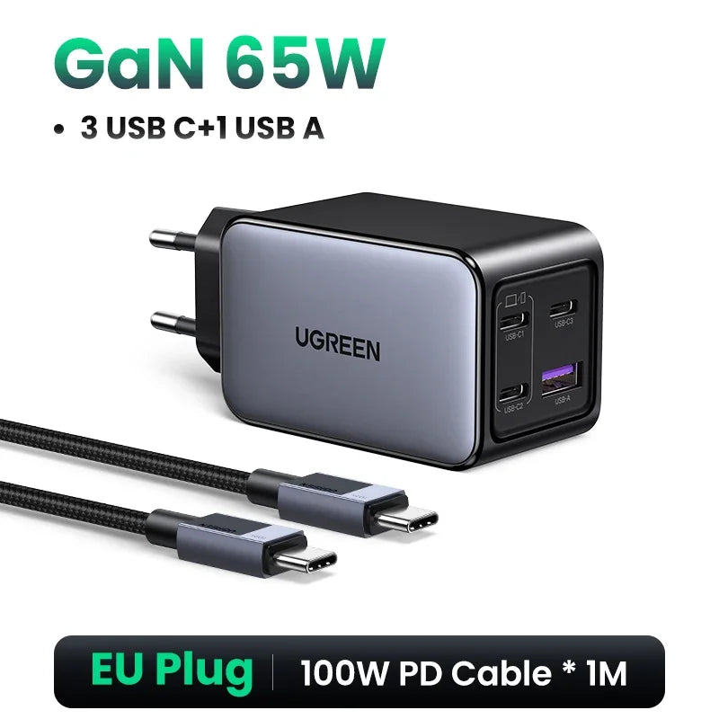 65W GaN Ultra Fast Charger Quick Charge™