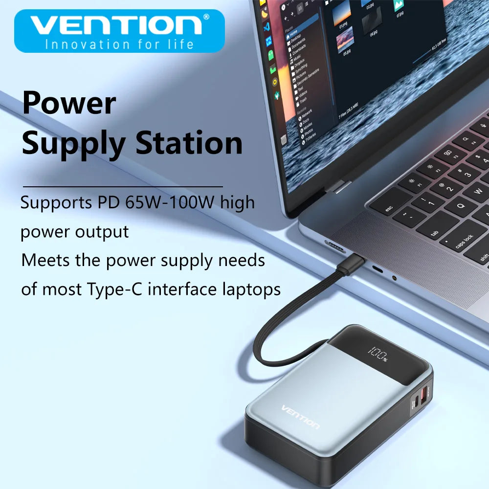 Fast Charging 65W Power Bank 20000mAh PD