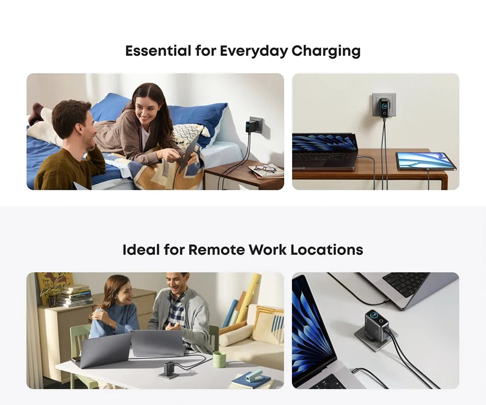 140W USB C  Multi-Device Fast Charging 4-Port Charger
