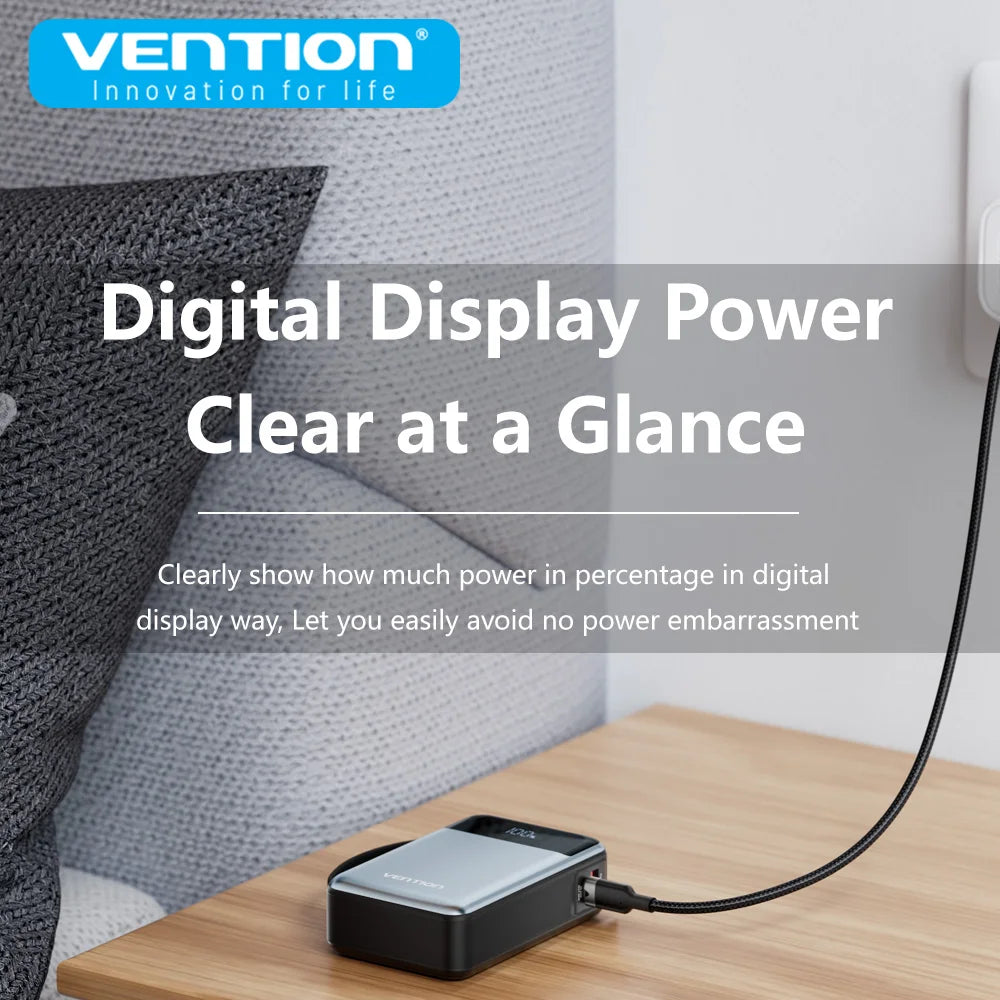 Fast Charging 65W Power Bank 20000mAh PD