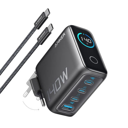 140W USB C  Multi-Device Fast Charging 4-Port Charger
