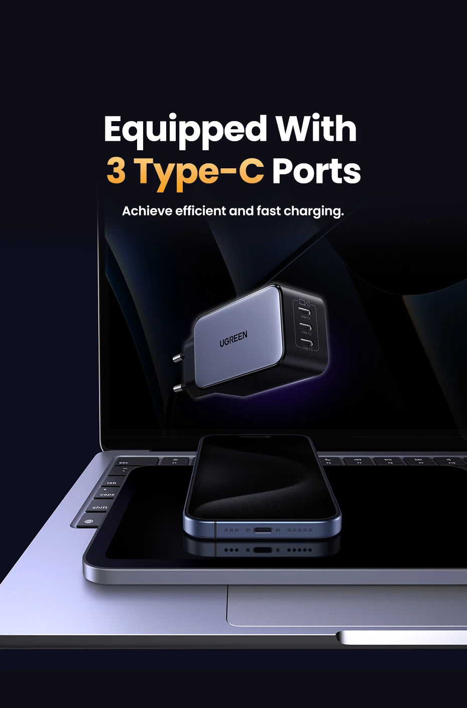 65W GaN Ultra Fast Charger Quick Charge™
