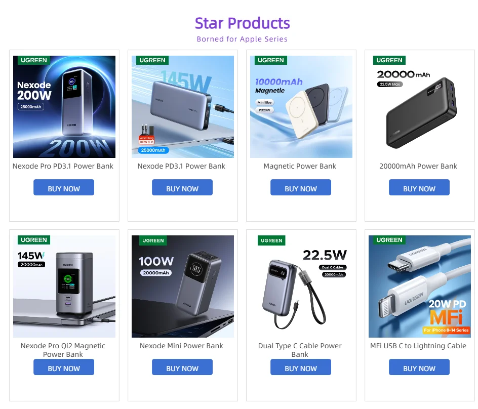 PowerUp™ Portable High-Capacity Power Bank