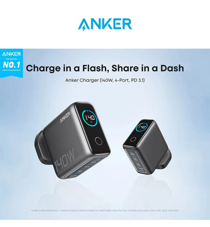 140W USB C  Multi-Device Fast Charging 4-Port Charger