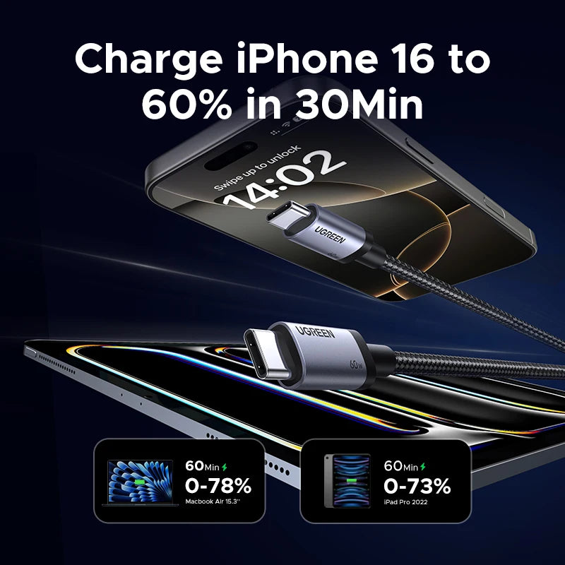 Ultimate Fast Charge 60W USB C Cable™