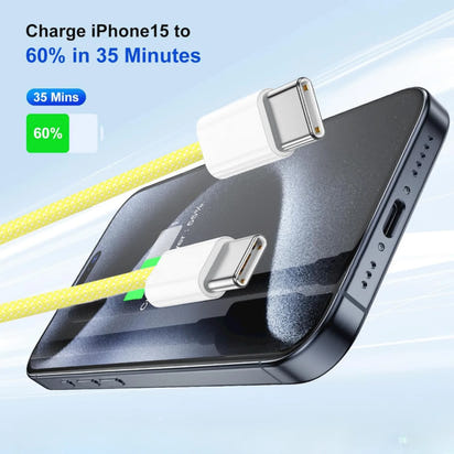 Dual Type C PD1™ 60W Fast Charging USB C Cable