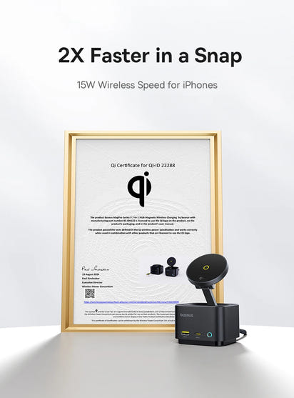 Magnetic Wireless Charger Pro Qi2™