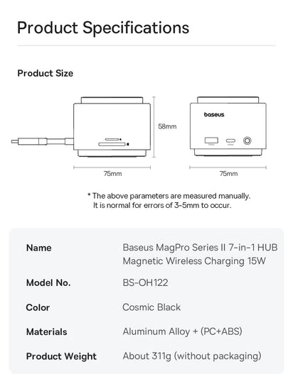 Magnetic Wireless Charger Pro Qi2™