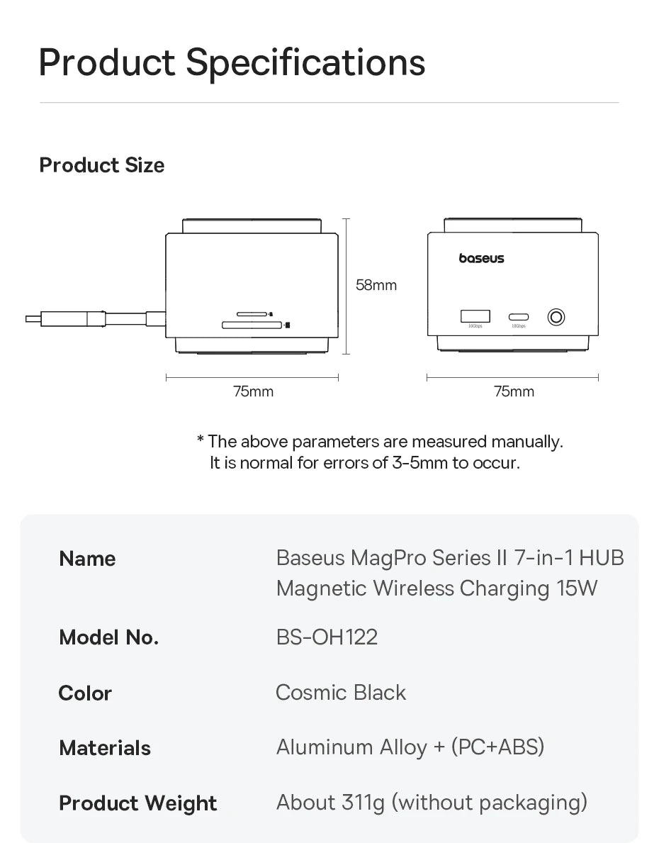 Magnetic Wireless Charger Pro Qi2™