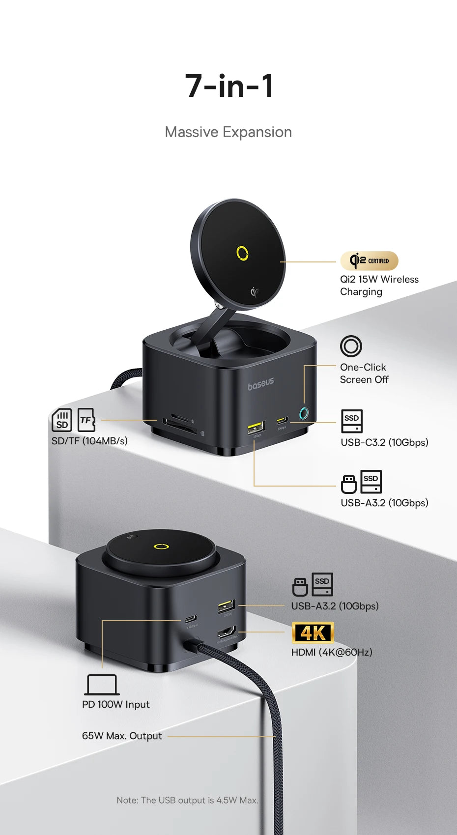 Magnetic Wireless Charger Pro Qi2™