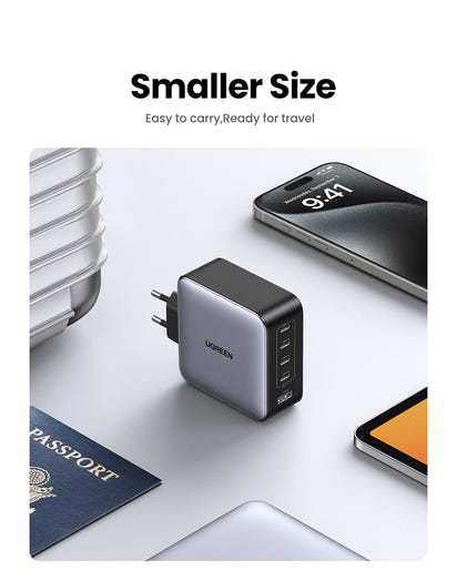 100W GaN Charger 5 Ports USB C Charger
