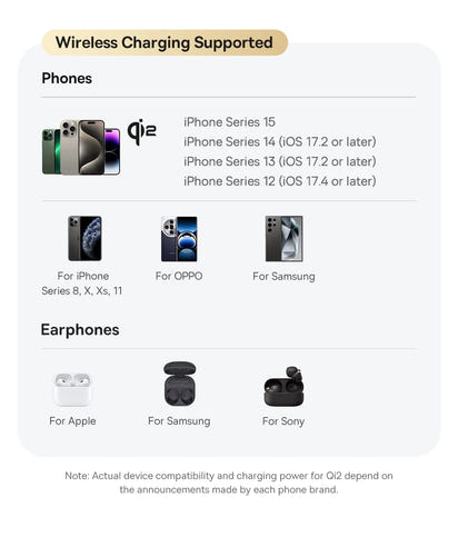 Magnetic Wireless Charger Pro Qi2™