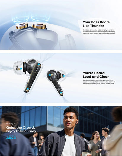 Liberty 5™ Noise-Cancelling Earbuds