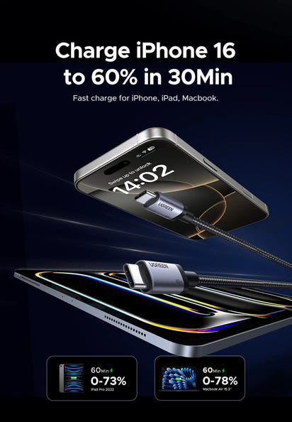 Ultimate Fast Charge 60W USB C Cable™