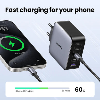 100W GaN Charger 5 Ports USB C Charger