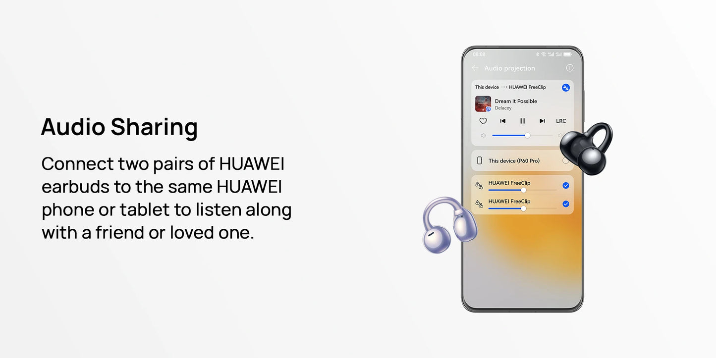 FreeClip Wireless Huawei Earbuds™