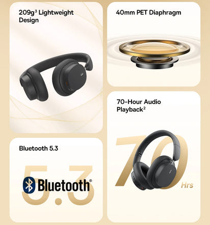 Bowie Wireless 3D Audio Headphones D05™