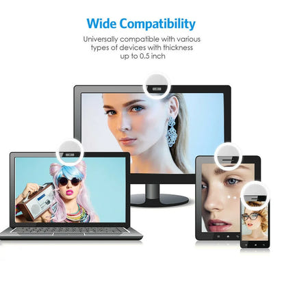 Portable USB Charge Led Phone Selfie Ring Lamp