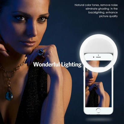 Portable USB Charge Led Phone Selfie Ring Lamp