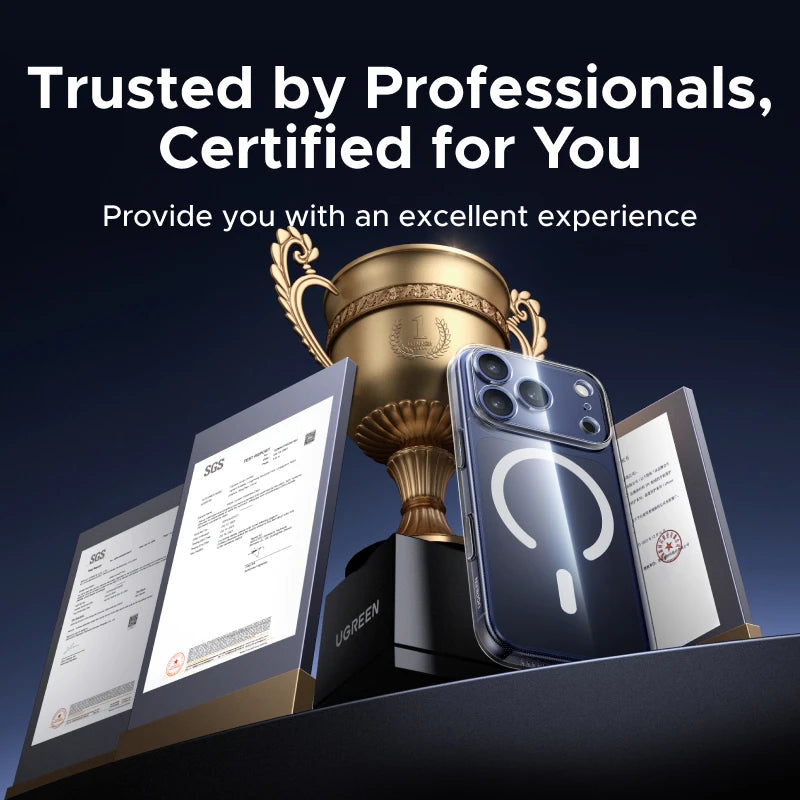 UGREEN Magnetic Shockproof Case for iPhone 17 Pro and Pro Max