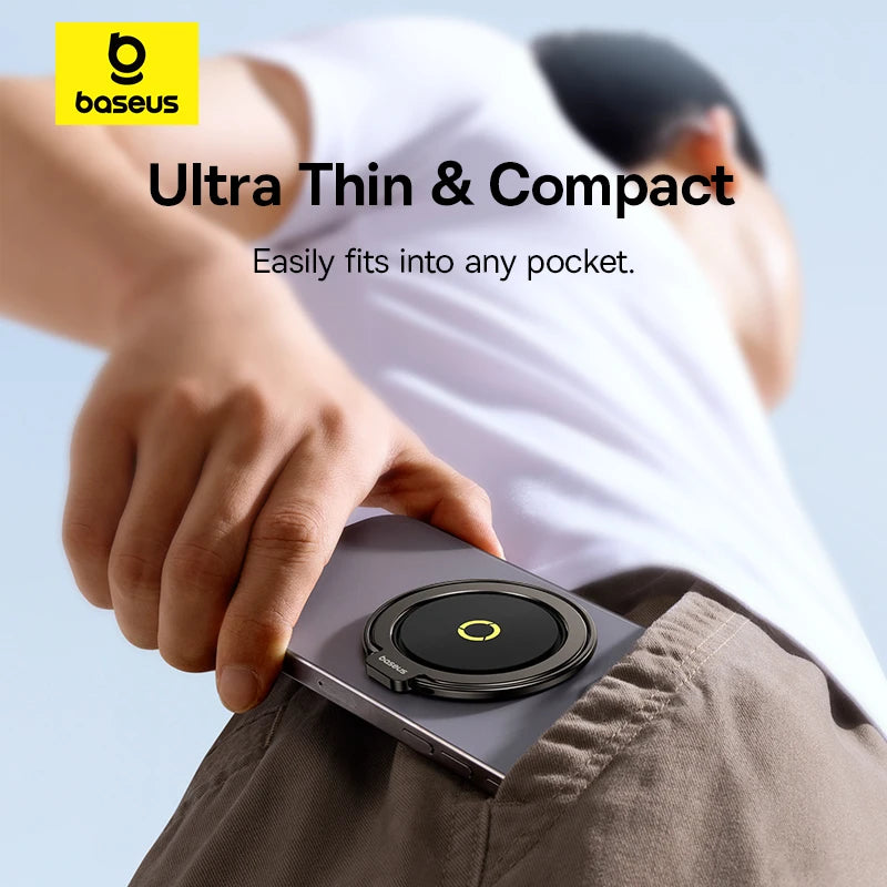 Baseus MagSafe Magnetic Ring Phone Holder Stand for iPhone 17 16 15 Pro Max