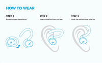 X10 Bluetooth Rotating Ear Waterproof Sport Earbuds