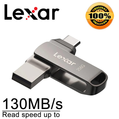 Lexar D400 Dual 32GB 64GB 128GB 256GB USB Type C Drive