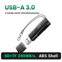 UGREEN USB A&C 2-in-1 Card Reader For Phone Laptops and Tablets.