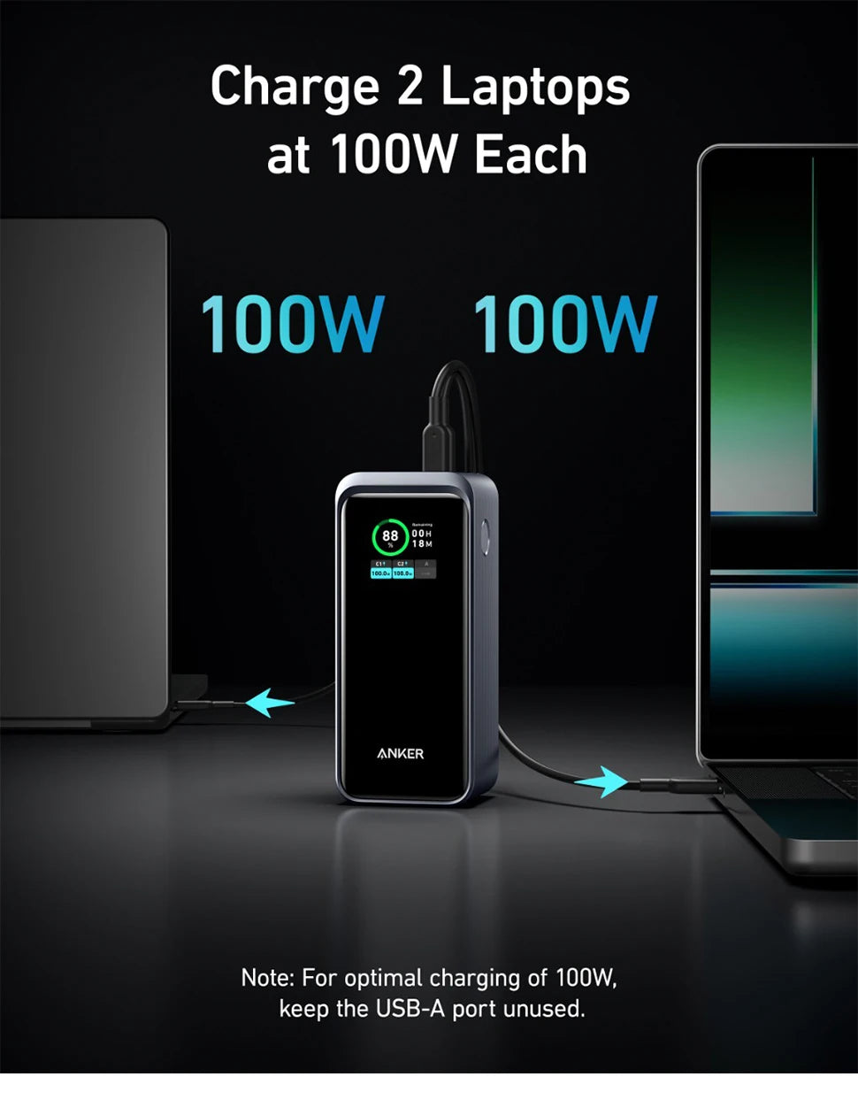 UltraPower 20000 mAh Portable 200W Charger TM