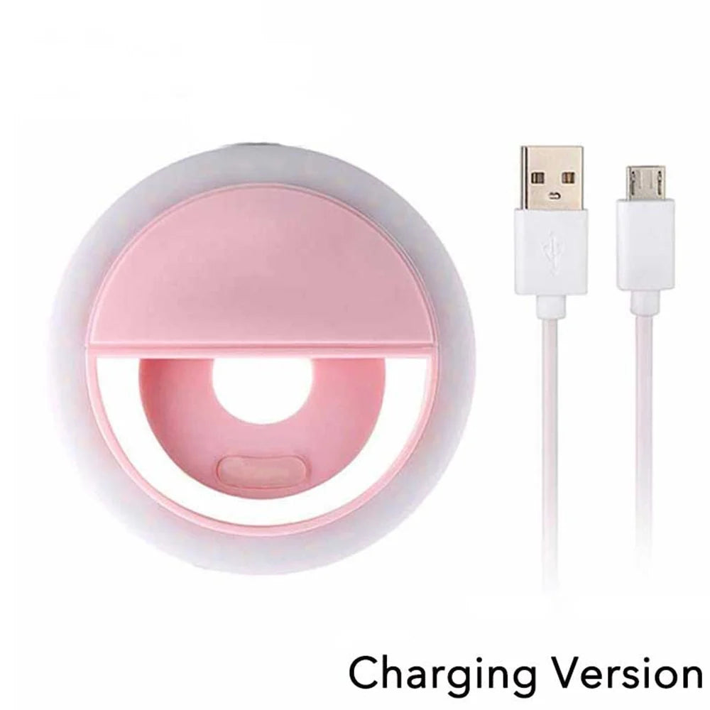 Portable USB Charge Led Phone Selfie Ring Lamp