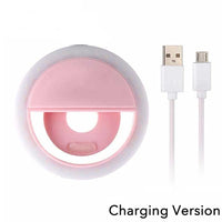 Portable USB Charge Led Phone Selfie Ring Lamp