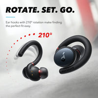 X10 Bluetooth Rotating Ear Waterproof Sport Earbuds