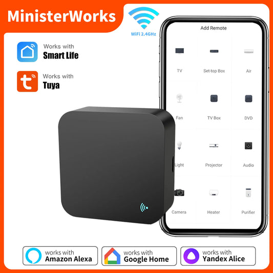 WiFi Smart Home Blaster IR Remote Control for Air Conditioner & TV