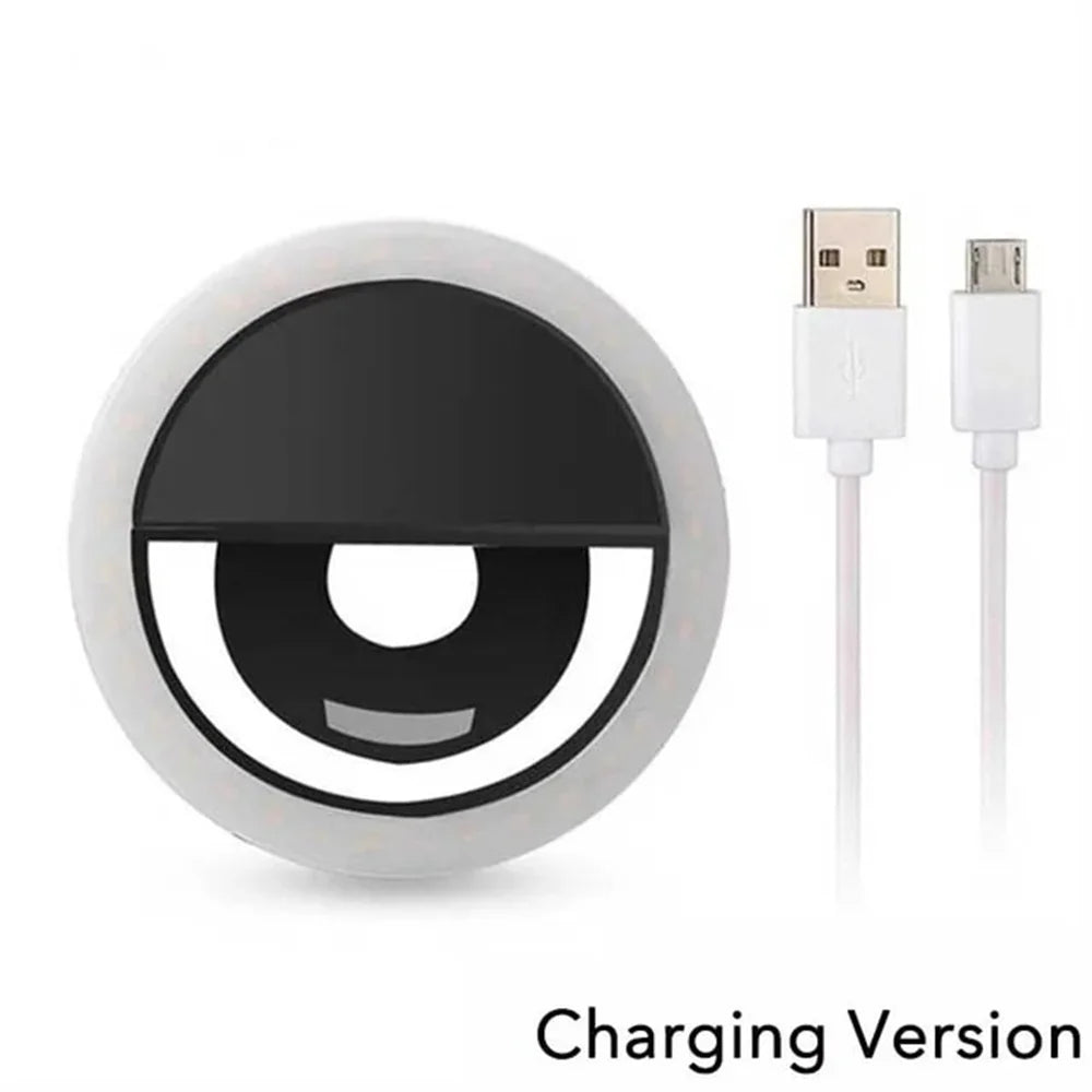 Portable USB Charge Led Phone Selfie Ring Lamp