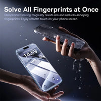 Baseus Tempered Glass Screen Protector for iPhone 17 16 Pro Max 15 14 13 12 11