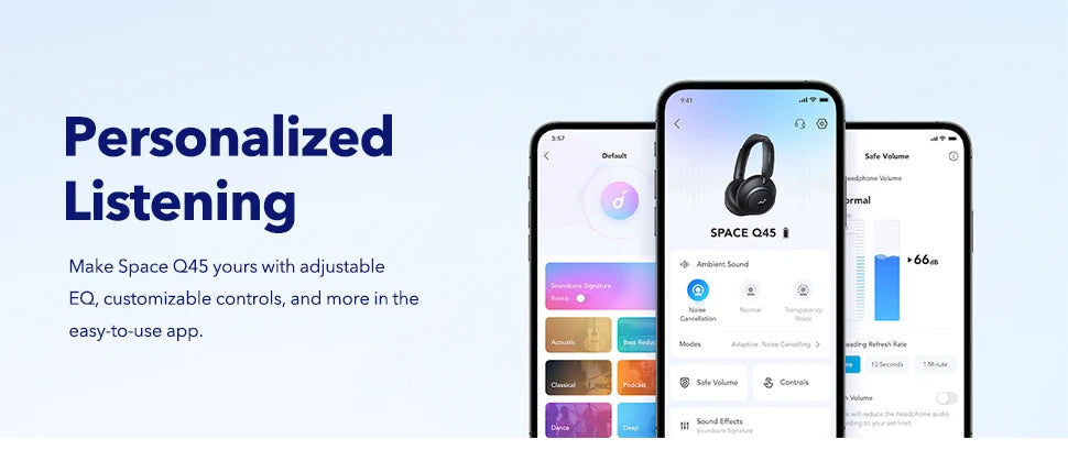 Q45™ Adaptive Noise-Cancelling Headphones