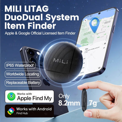 Smart GPS Tracker for Android – Dual-System Location Tag with Google Find My Support