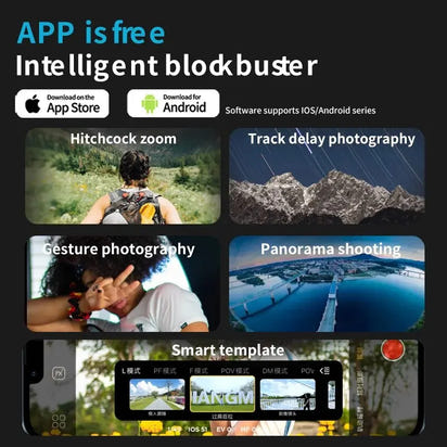 3-Axis Handheld Vlogging Gimbal Stabilizer for Smartphone