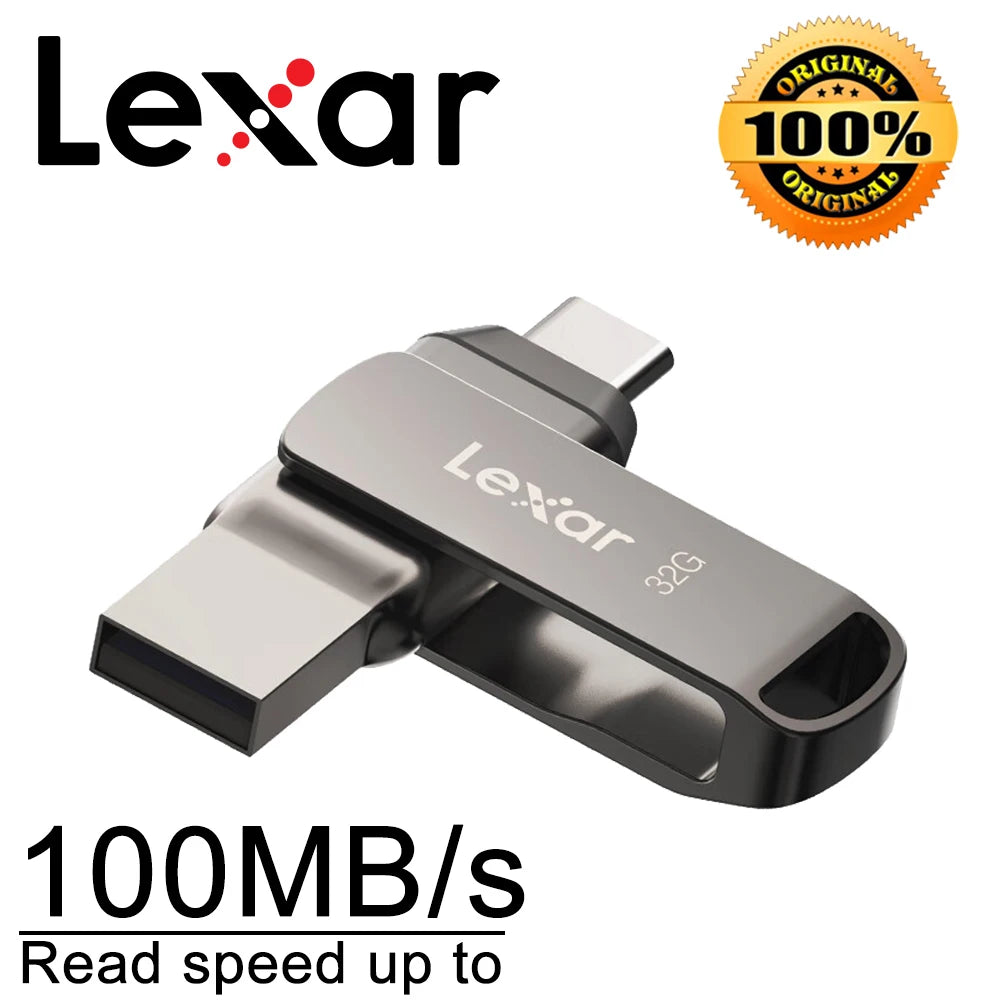 Lexar D400 Dual 32GB 64GB 128GB 256GB USB Type C Drive