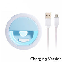 Portable USB Charge Led Phone Selfie Ring Lamp